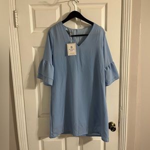 Belongsci powder blue dress